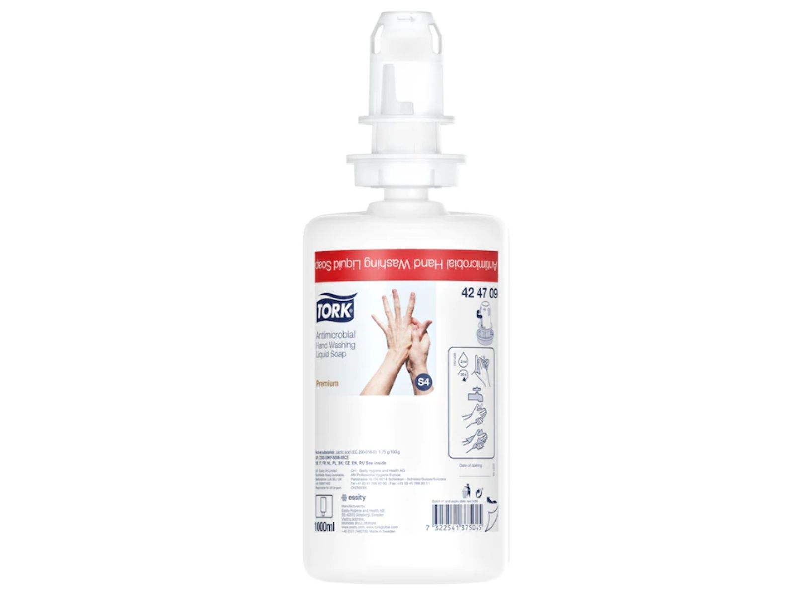 Antybakteryjne Mydło w Płynie S4 TORK 424709 1L